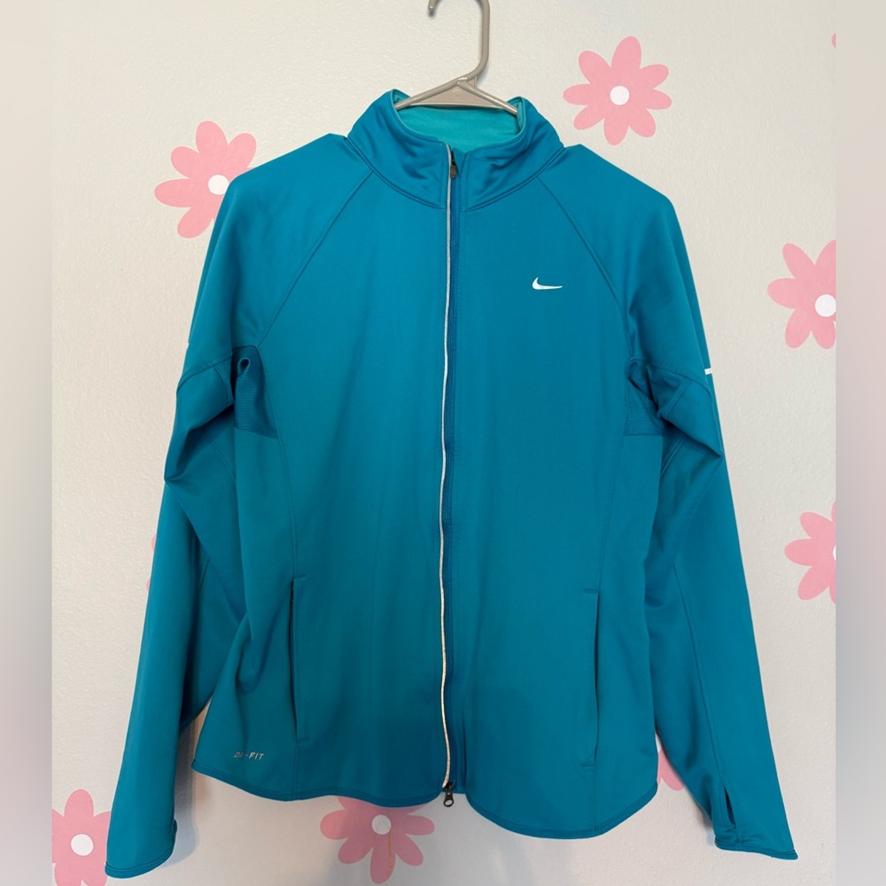 Nike Women's Vibrant Blue Jacket Size Medium